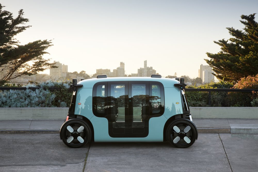 Zoox Autonomous Vehicle - Single Side - Coit Tower SF