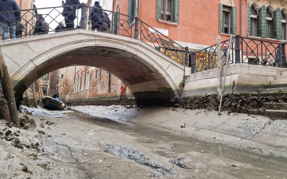 Presušili kanali u Veneciji