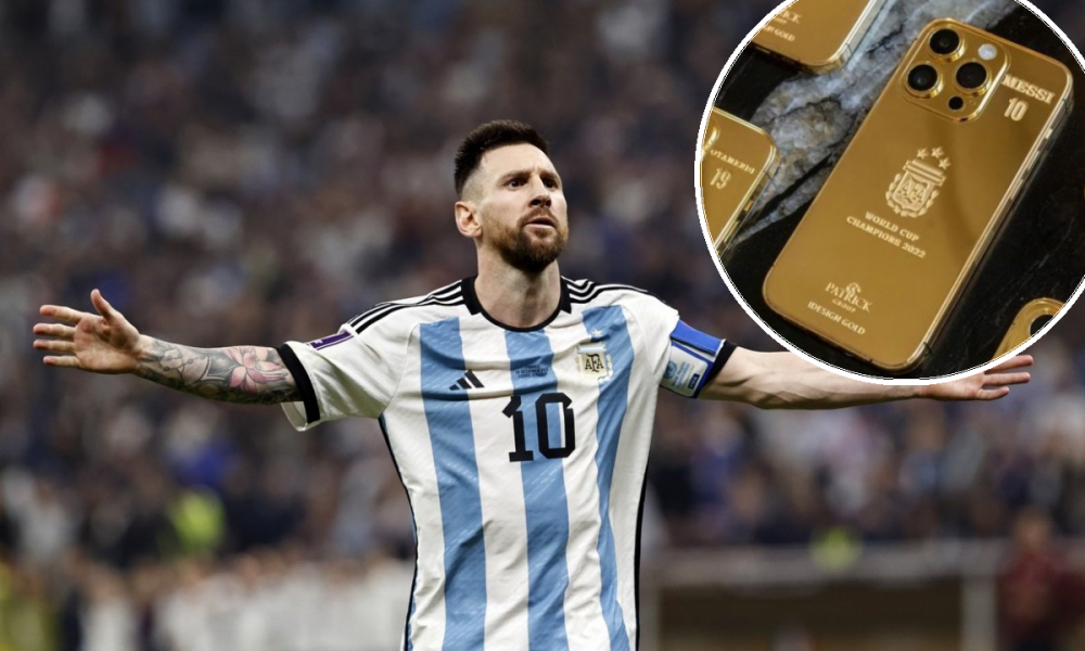 Leo Messi zlatni iPhone