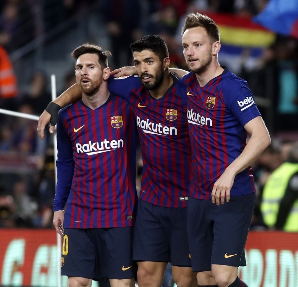 Leo Messi, Luis Suarez i Ivan Rakitić FC Barcelona