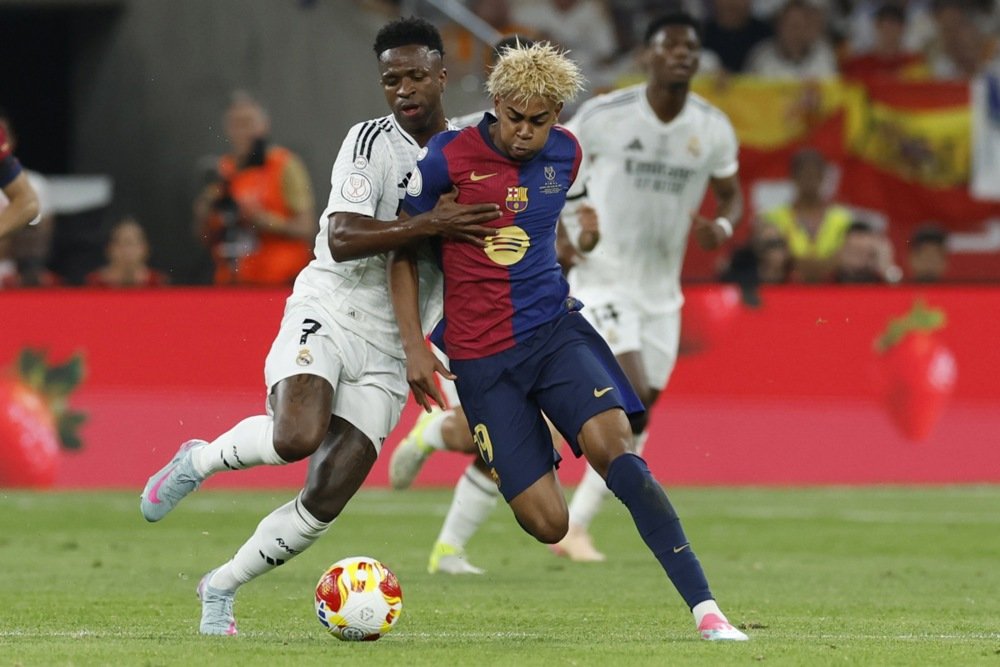 Vinicius Junior Real Madrid i Lamine Yamal Barcelona