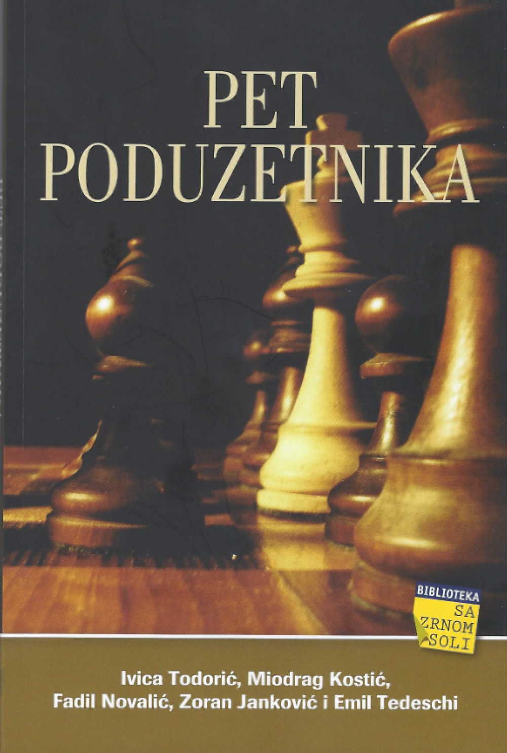 Naslovna stranica 'Pet poduzetnika'
