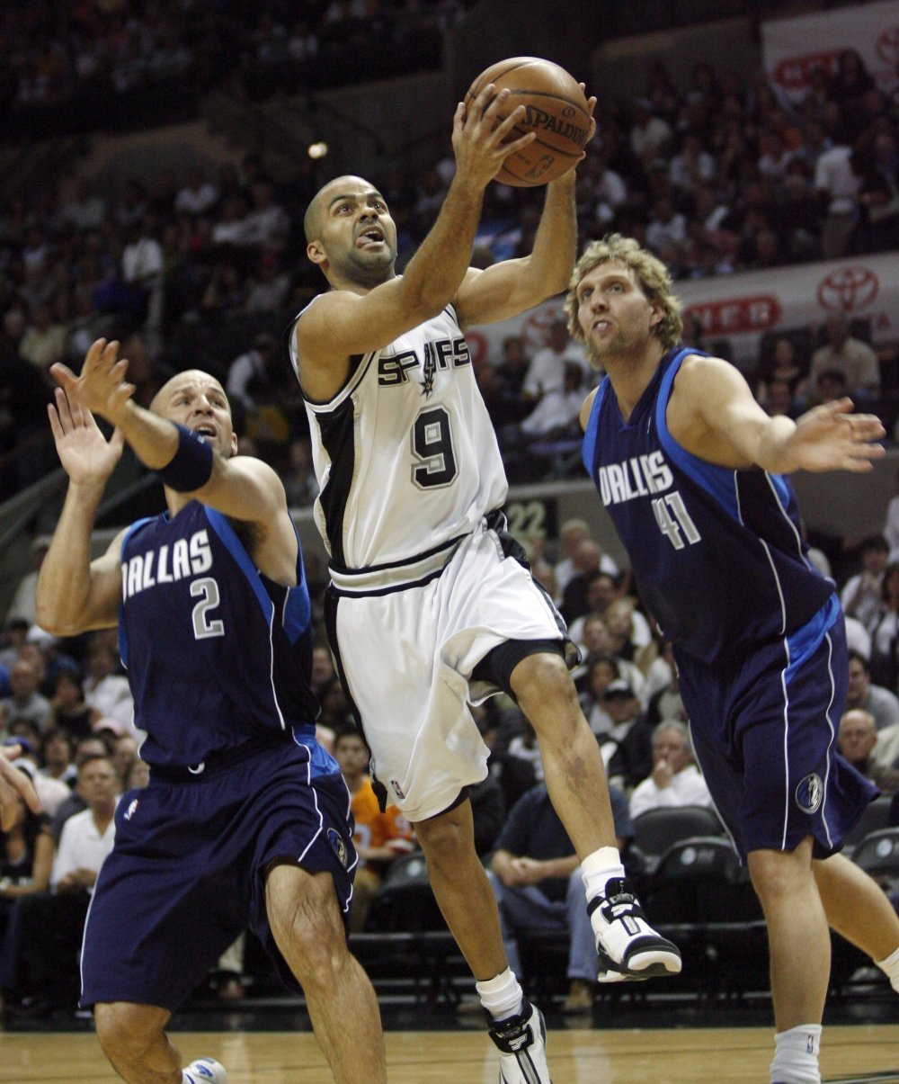 Jason Kidd, Tony Parker i Dirk Nowitzki