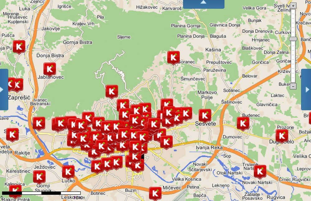 lekneno karta Što donosi nova HAK ova interaktivna karta?   tportal lekneno karta