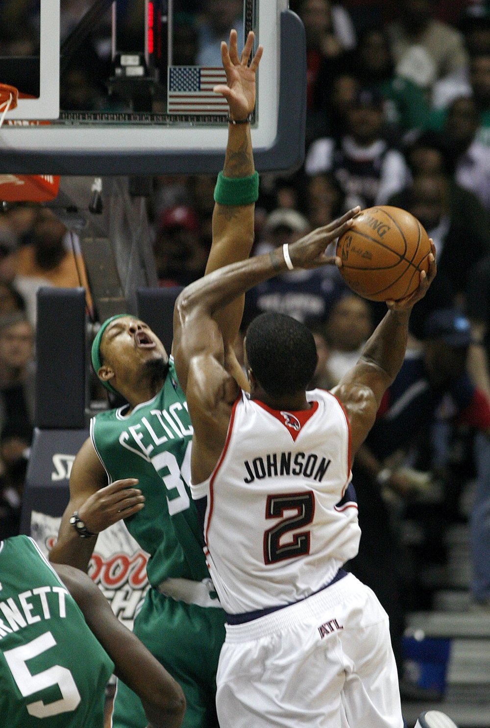 Joe Johnson Paul Pierce Hawks Celtics