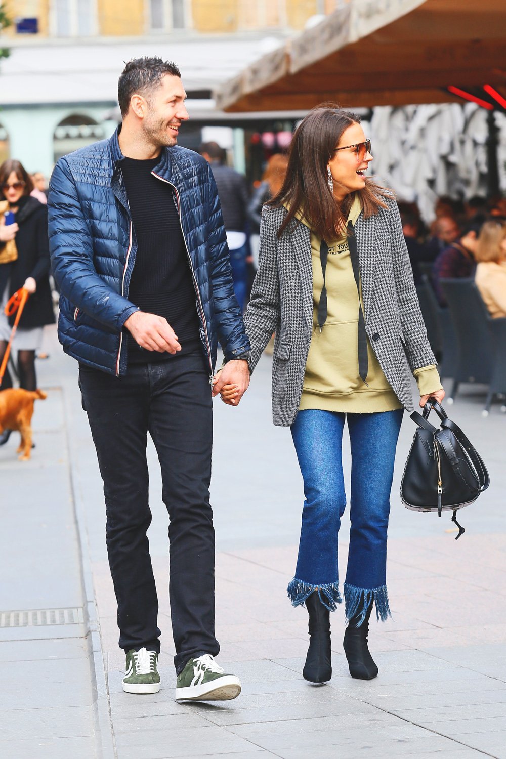 Nikolina i Blaženko Lacković modno se uskladili za zagrebačku špicu