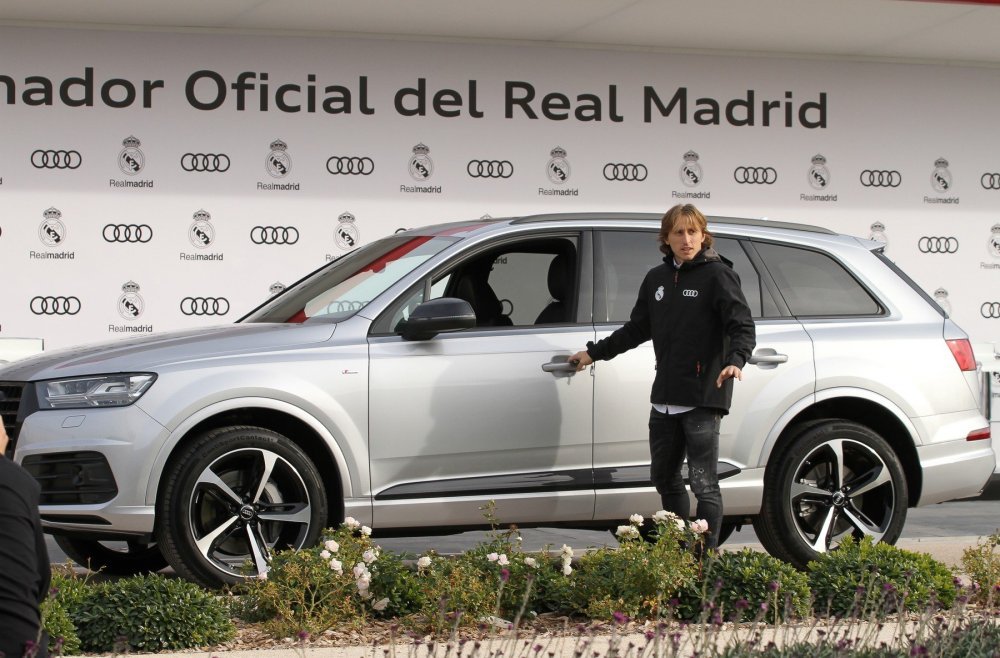 luka modrić Real Madrid Audi