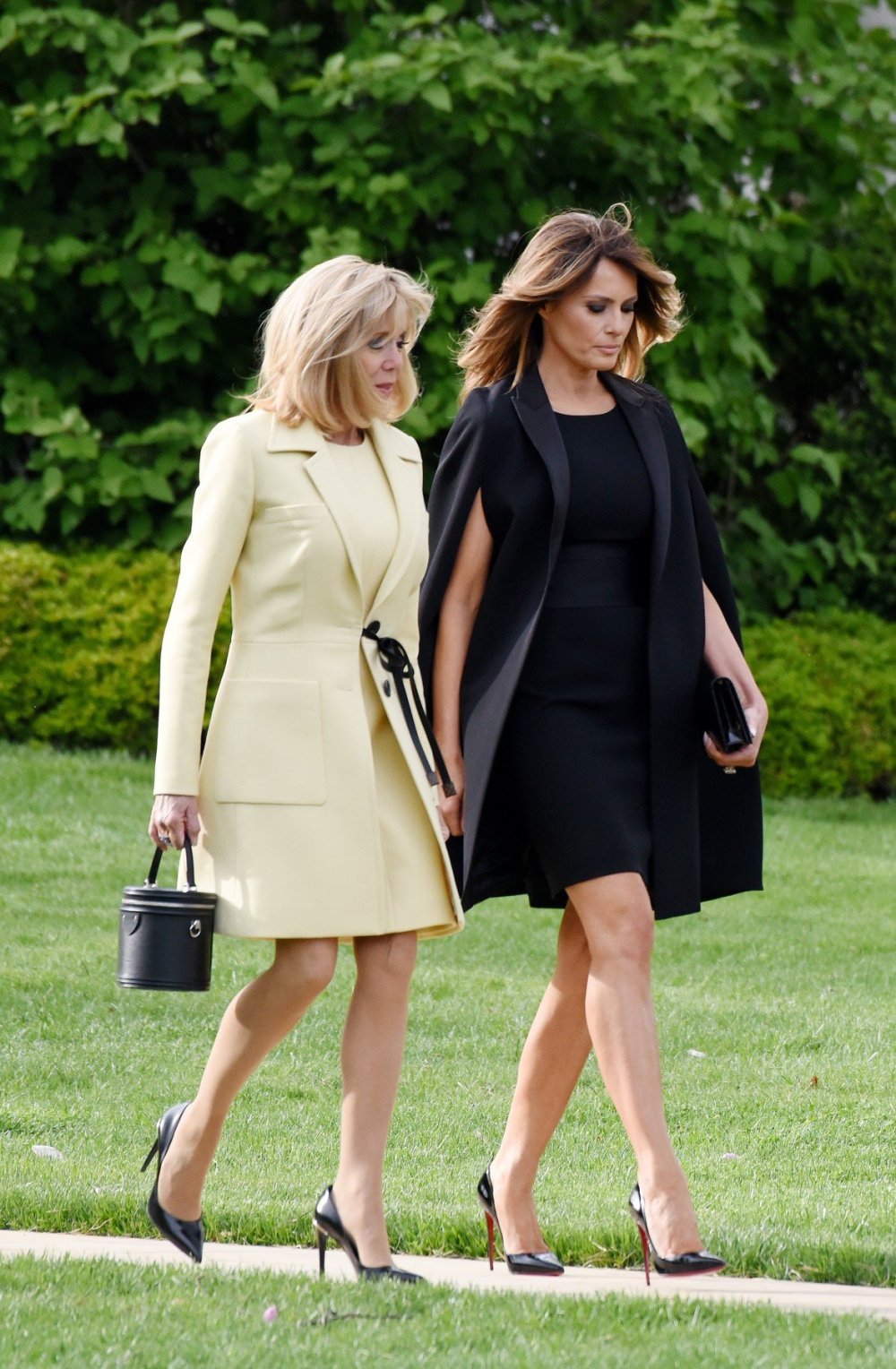 Brigitte Macron i Melania Trump