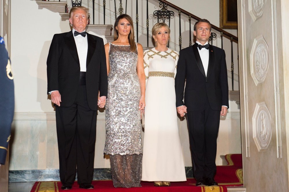 Melania Trump i Brigitte Macron