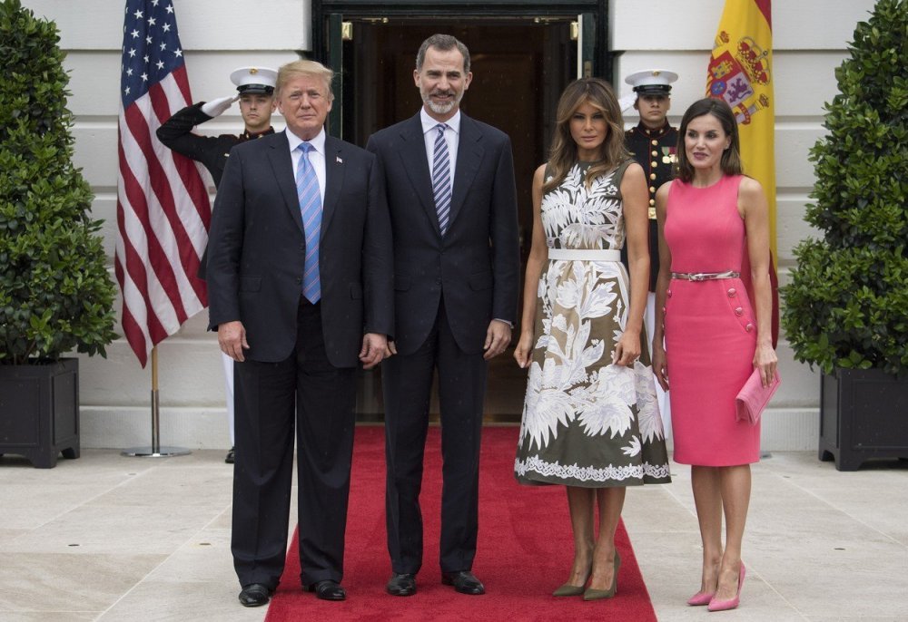 Kraljica Letizia i Melania Trump