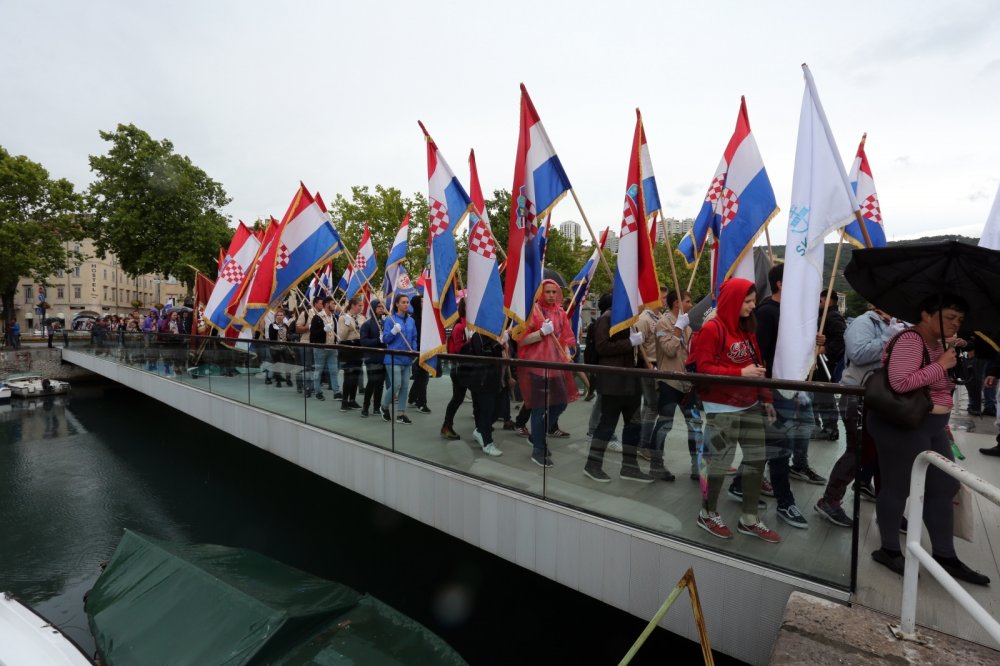 Rijeka: Mimohod od Vukovarske ulice do Mosta branitelja