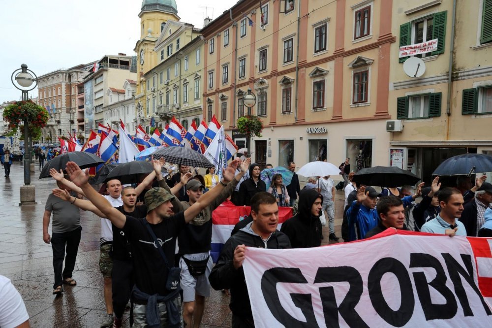 Rijeka: Mimohod od Vukovarske ulice do Mosta branitelja