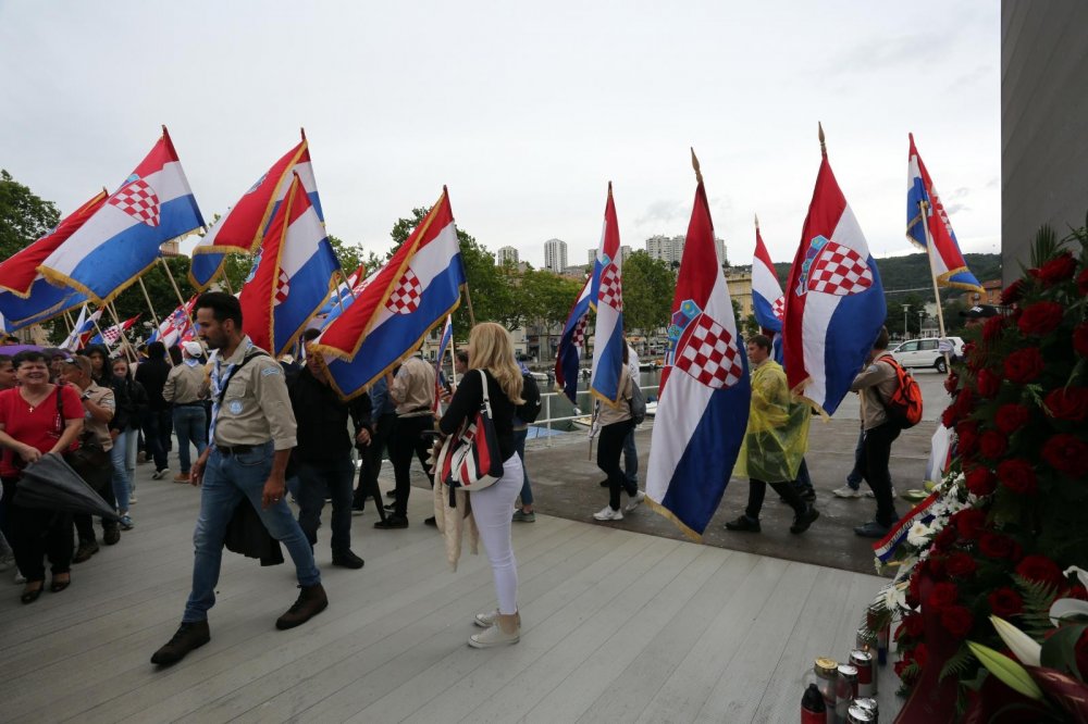 Rijeka: Mimohod od Vukovarske ulice do Mosta branitelja