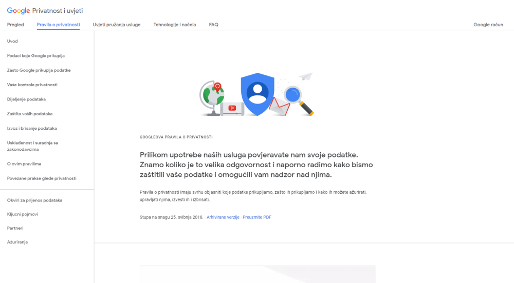 Pogledajte ??to je Google dosad u??inio kako bi nas za??titio od opasnosti