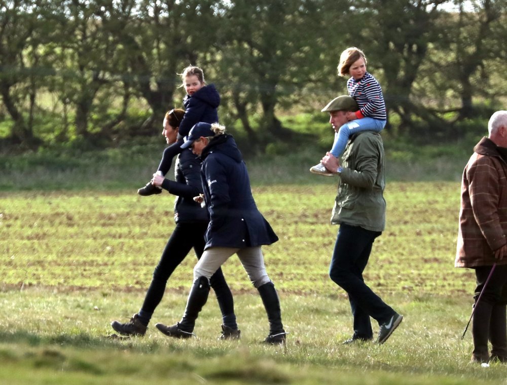 Princ William i Kate Middleton, Zara i Mike Tindall s djecom