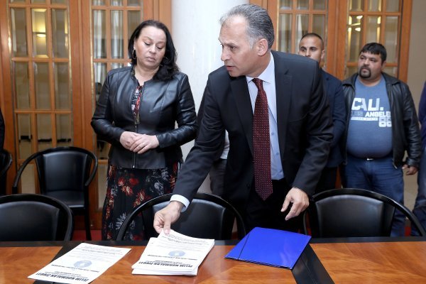 Tiskovna konferencija saborskog zastupnika Veljka Kajtazija i međimurskih Roma