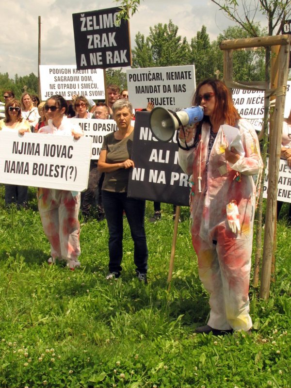 Prosvjed Inicijative Siščani ne žele biti Smetliščani