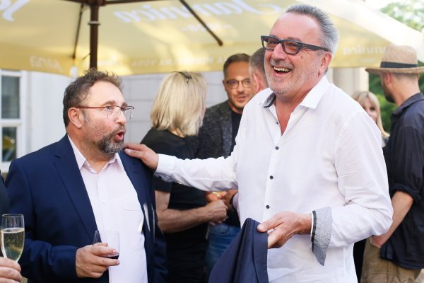 Zoran Ferić i Nikola Petković na dodjeli književne nagrade tportala