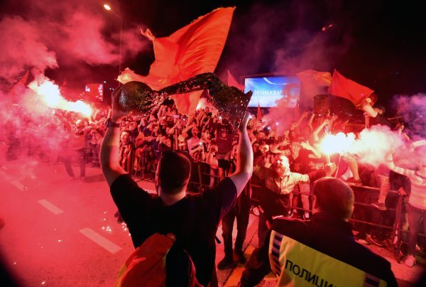 Doček rukometaša RK Vardar, osajača Lige prvaka