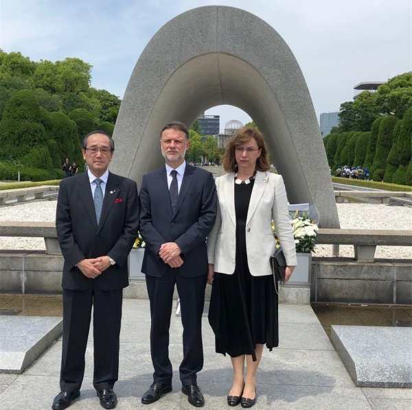 Kazumi Matsui, Gordan Jandroković i Sonja Jandroković