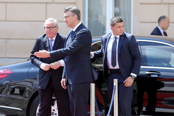 Jean-Claude Juncker i Andrej Plenković