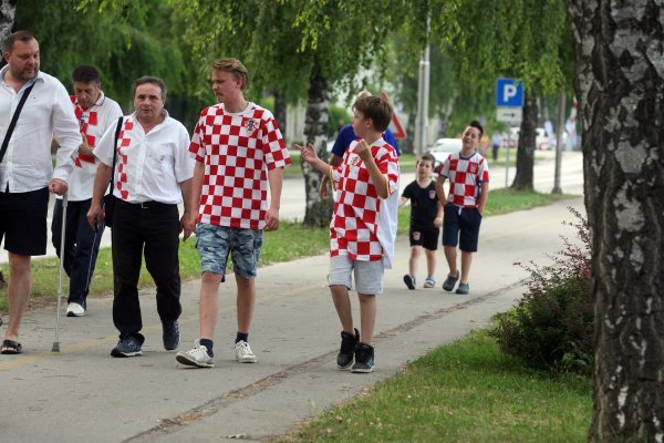 Navijači: Hrvatska - Tunis