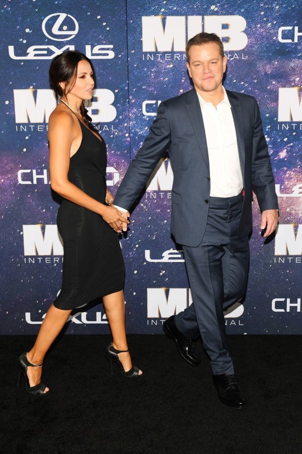 Matt Damon i Luciana Barroso