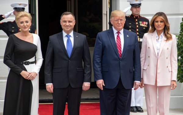 Melania Trump i prva dama Poljske, Agata Kornhauser-Duda