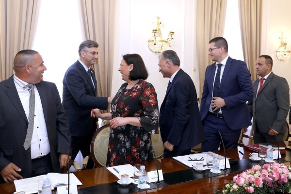 Premijer Plenković primio Veljka Kajtazija i predstavnike Roma