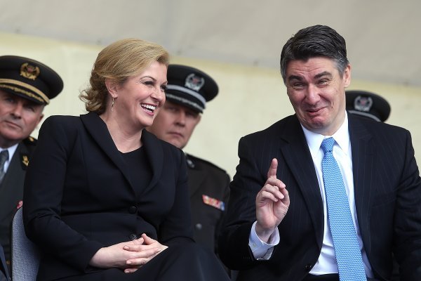 Kolinda Grabar Kitarović i Zoran Milanović