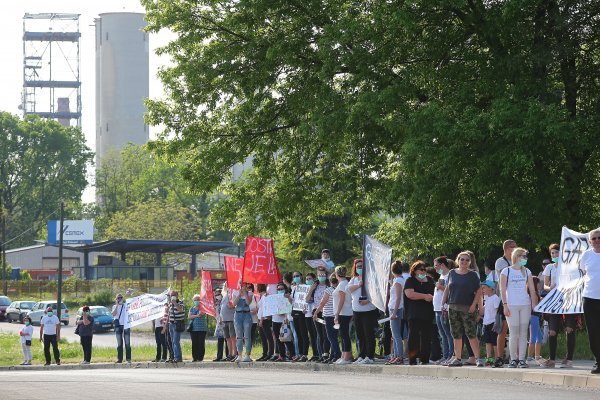 Prosvjed kod cementare u Podsusedu