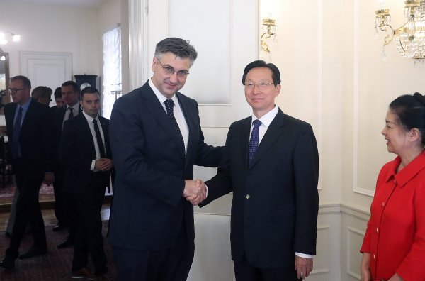 Premijer Andrej Plenković primio je ministra poljoprivrede i ruralnih poslova Narodne Republike Kine Han Changfua