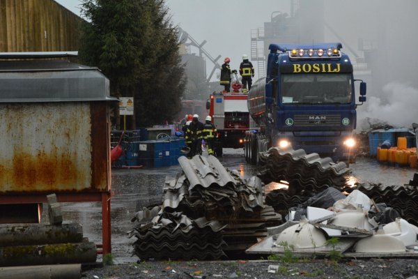 Požar u postrojenju Zagrebpetrola u Grubišnom Polju
