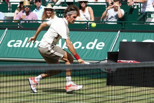 Roger Federer u Halleu