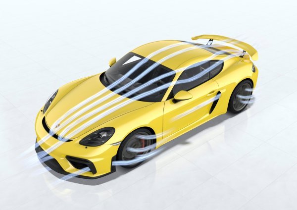 718 Cayman GT4 i aerodinamičko strujanje zraka