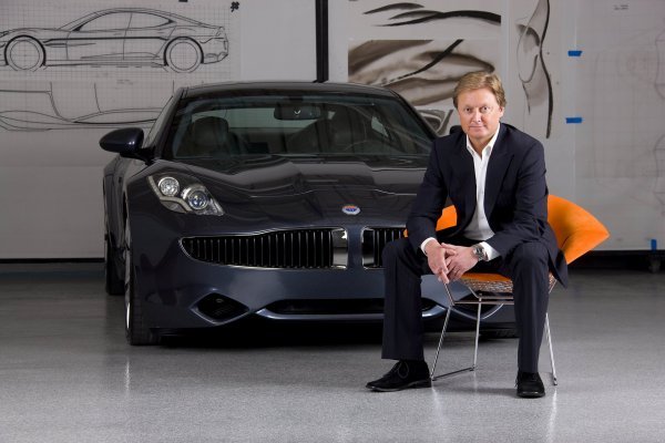 Henrik Fisker ispred svog automobila Karma