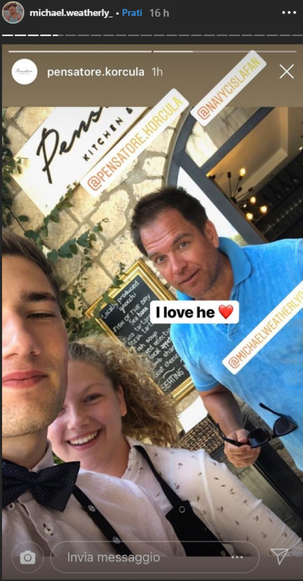 Michael Weatherly na Korčuli