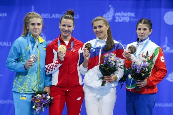 Lucija Babić na postolju