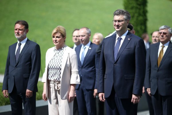 Gordan Jandroković, Kolinda Grabar-Kitarović, Andrej Plenković
