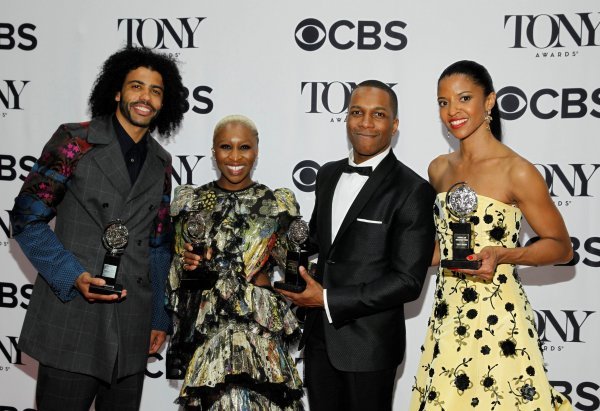 Glumci Daveed Diggs, Cynthia Erivo (mjuzikl 'The Color Purple'), Leslie Odom Jr. i Renee Elise Goldsberry Reuters