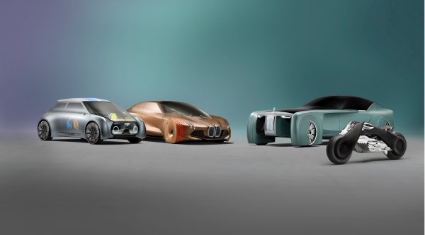 MINI Vision NEXT 100, BMW Vision NEXT 100, Rolls-Royce Vision NEXT 100, BMW motocikl Vision NEXT 100 (2016.)