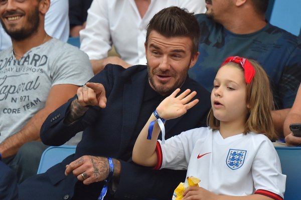 David Beckham i kćer Harper Seven