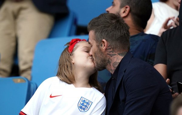 David Beckham i kćerkica Harper Seven