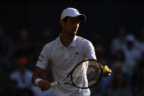 Novak Đoković u Wimbledonu 2019.