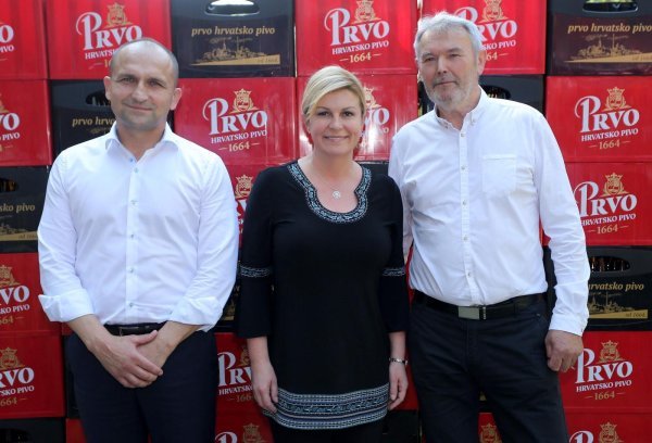 Osječko-baranjski župan Ivan Anušić, predsjednica RH Kolinda Grabar-Kitarović