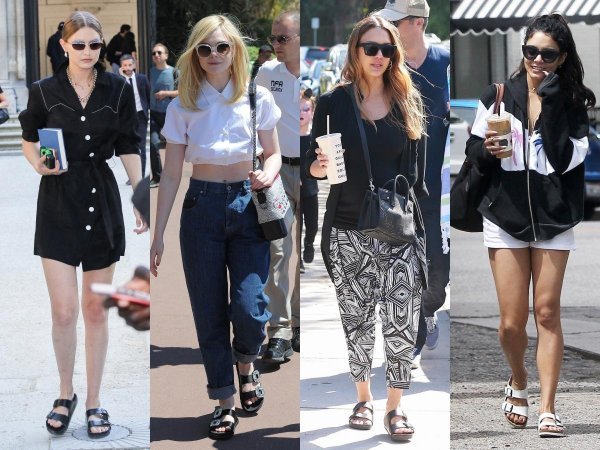 Slavne dame u Birkenstock sandalama