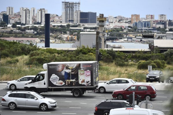 Prometna gužva u Kaštelima