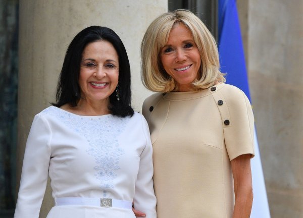 Brigitte Macron i prva dama Ekvadora, Rocio Gonzalez