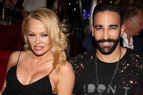 Pamela Anderson i Adil Rami