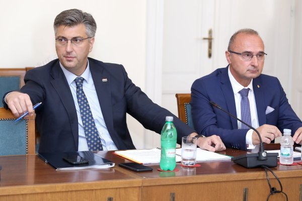 Andrej Plenković i Gordan Grlić Radman
